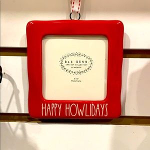 ❤️Happy Howlidays dog photo ornament (2)